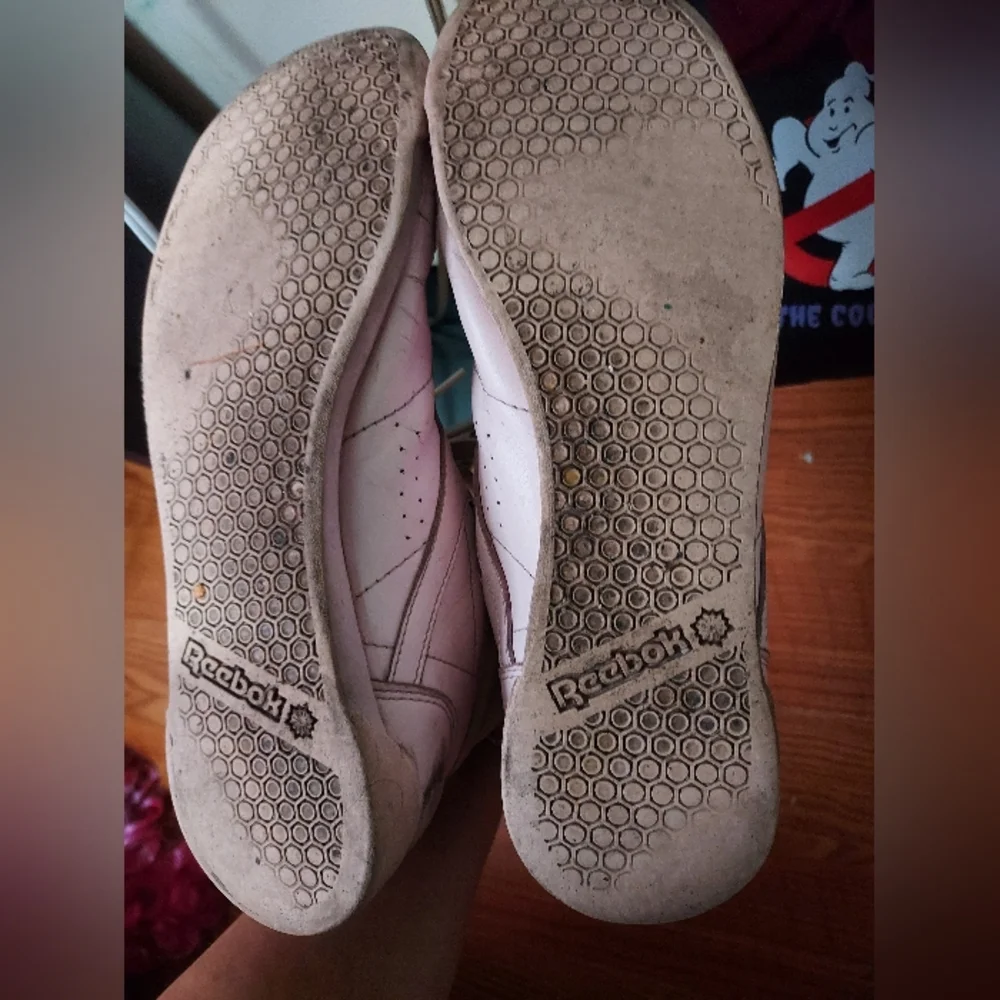 Light Pink Reebok High Tops - Picture 6 of 6